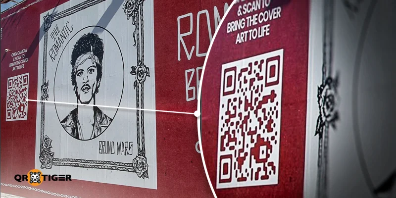Bruno Mars’ The Romantic Mural QR Code Brings Album Art to Life